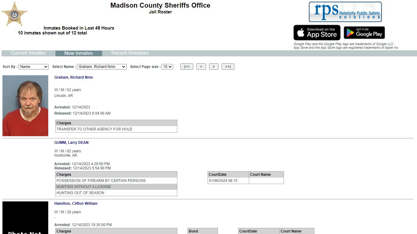 List Inmates - myr2m.com